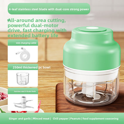 Electric garlic crusher