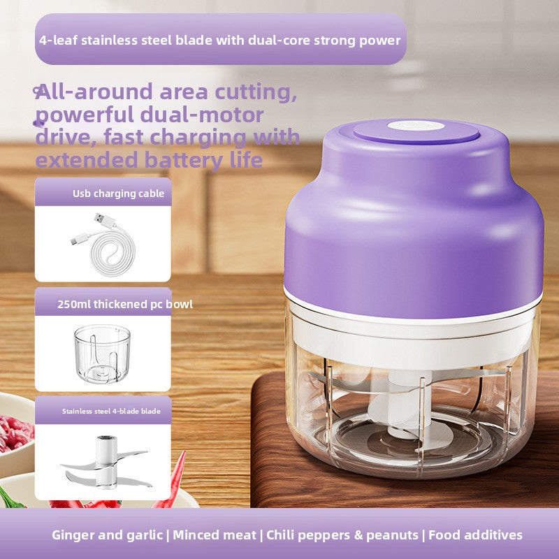 Electric garlic crusher