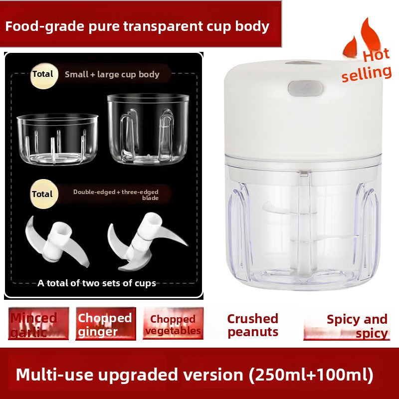 Electric garlic crusher