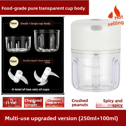 Electric garlic crusher