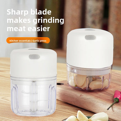 Electric garlic crusher
