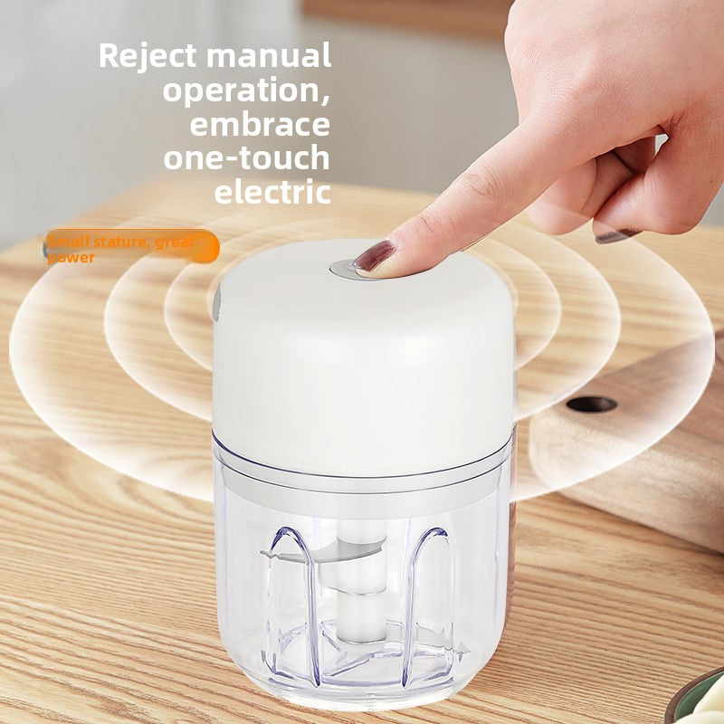 Electric garlic crusher