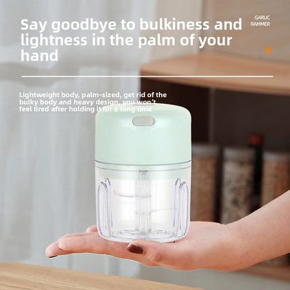 Electric garlic crusher