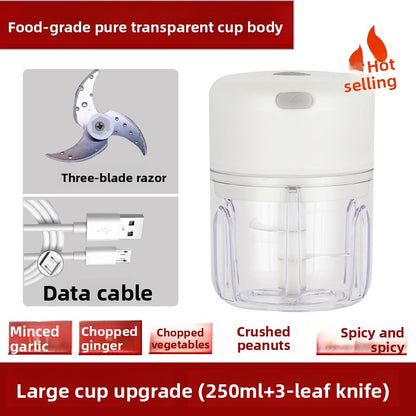 Electric garlic crusher