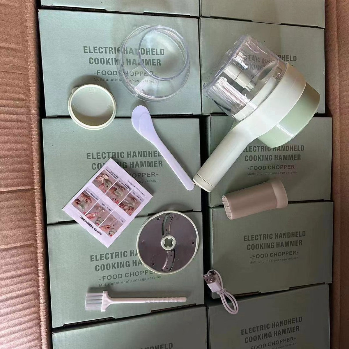 Electric garlic grinder