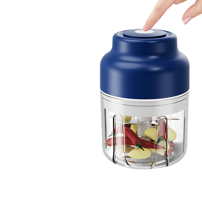 Electric garlic press