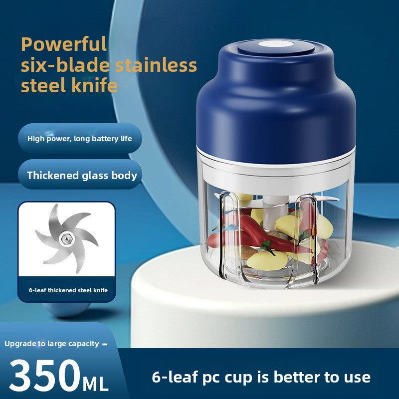 Electric garlic press