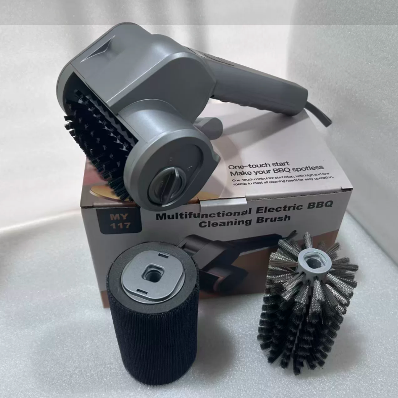 Electric Grill Cleaning Brush Set with Rechargeable USB