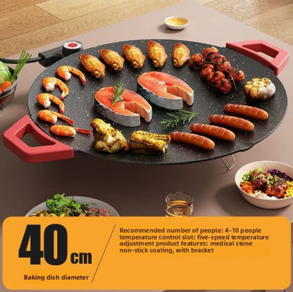 Electric Grill Pan Multifunctional All-In-One Frying Pan