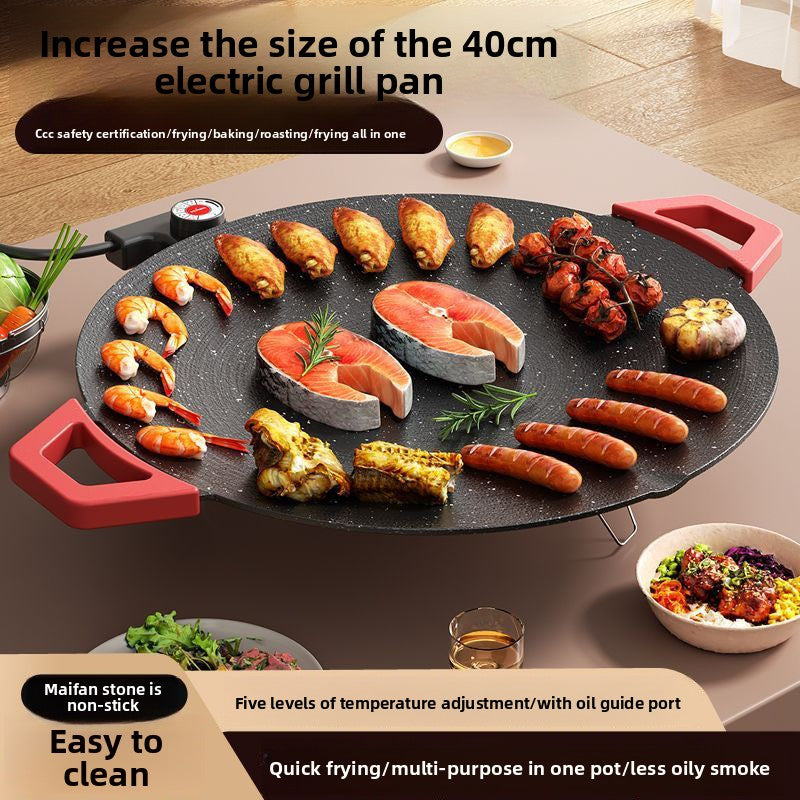 Electric Grill Pan Multifunctional All-In-One Frying Pan