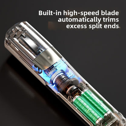 Electric Hair Clipper Rechargeable Split Ends Trimmer Portable Home Automatic Hair Cutter
