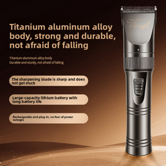 V203 carbon black gold hair clipper