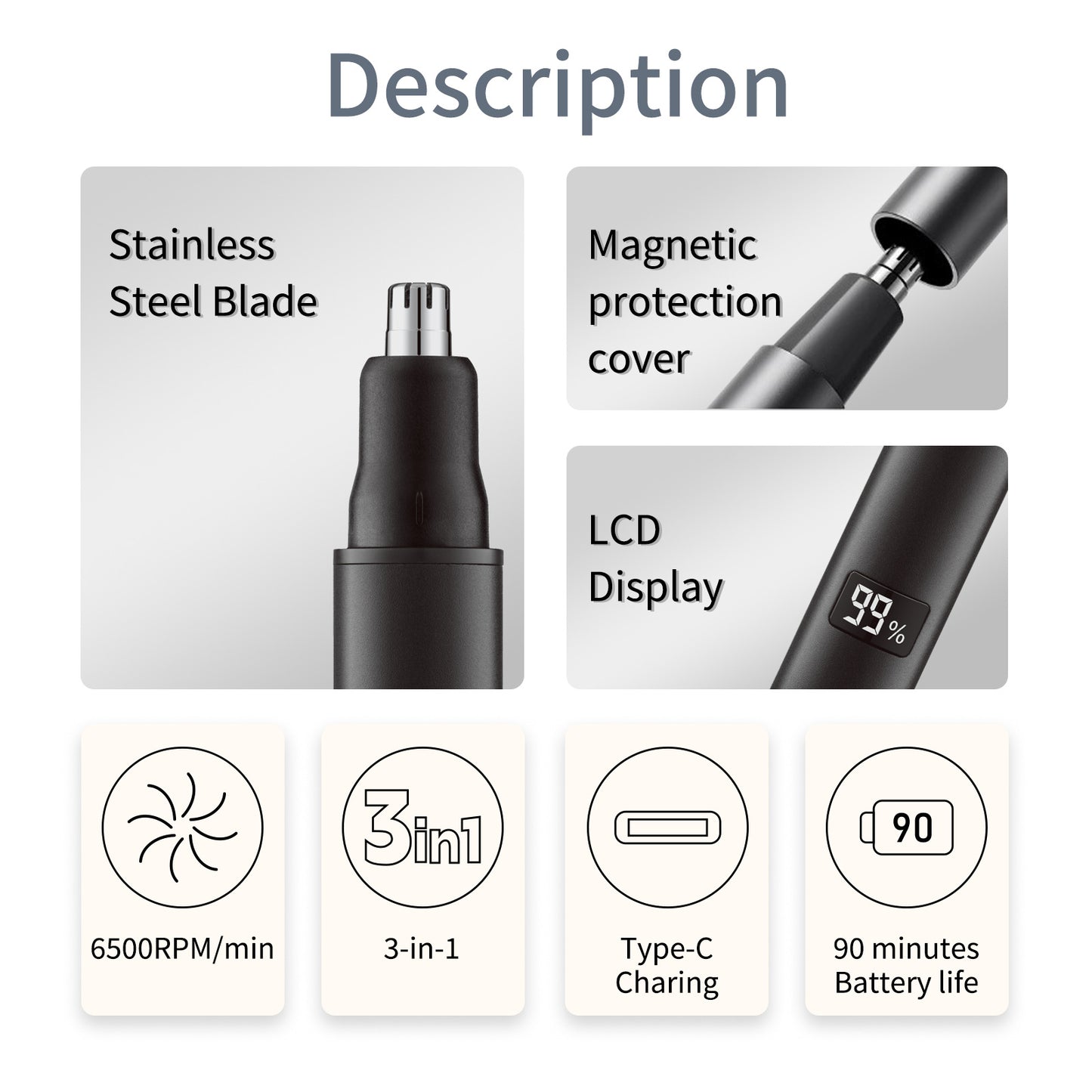 Electric hair clippers