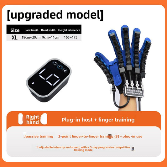 Electric Hand Finger Rehabilitation Training Glove with Mirror Function