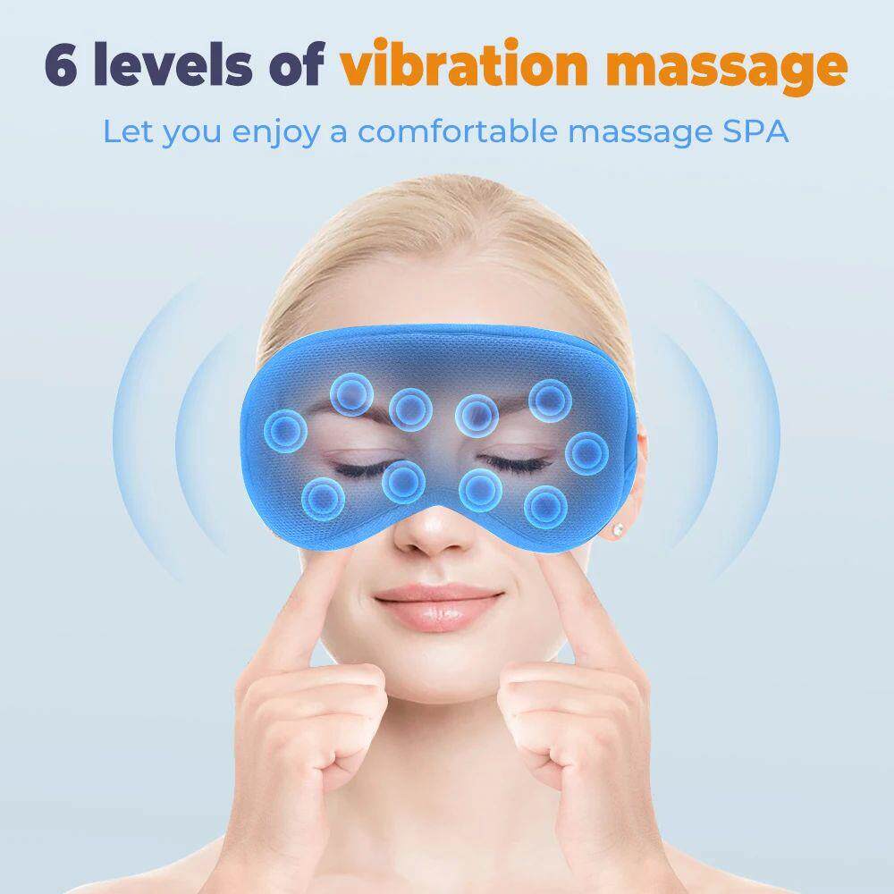 Electric Heated Eye Mask with Massage Function