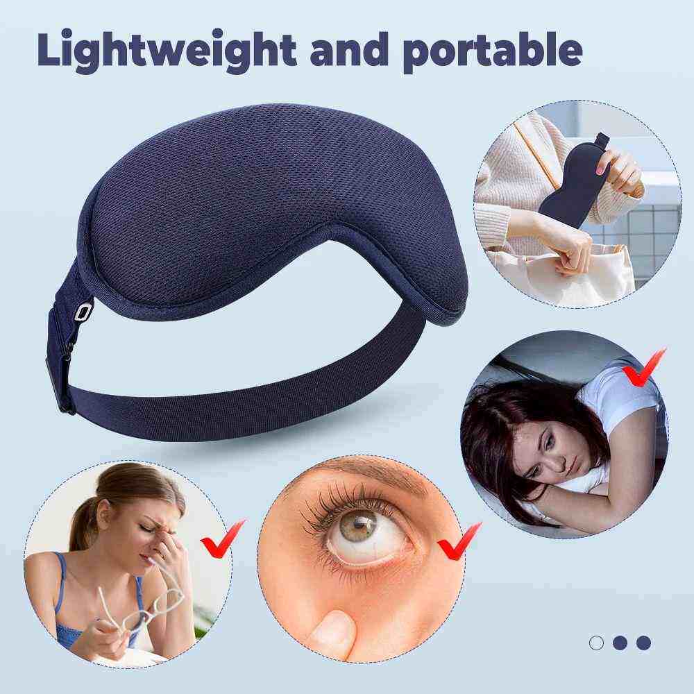 Electric Heated Eye Mask with Massage Function