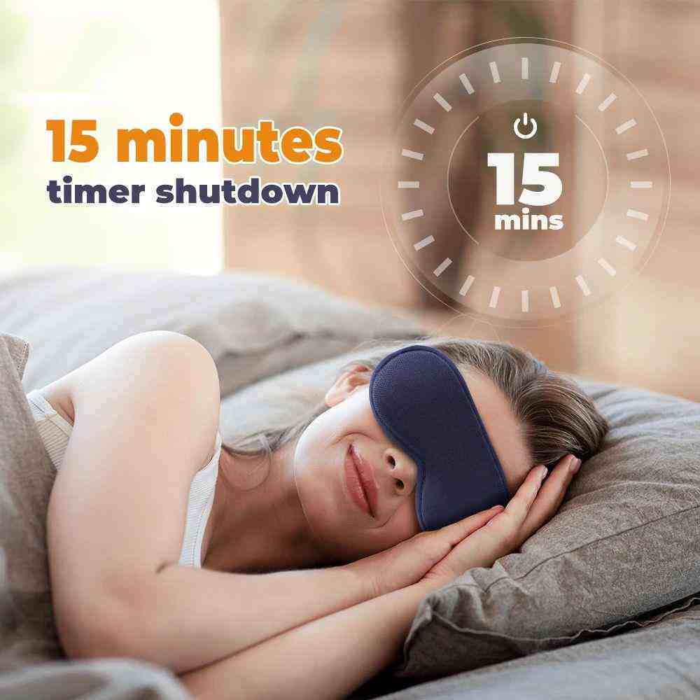 Electric Heated Eye Mask with Massage Function