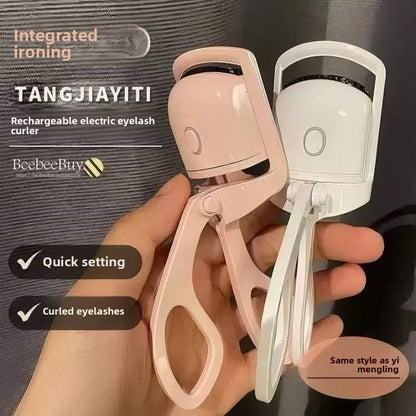 Electric Heated Eyelash Curler Portable Makeup Tool