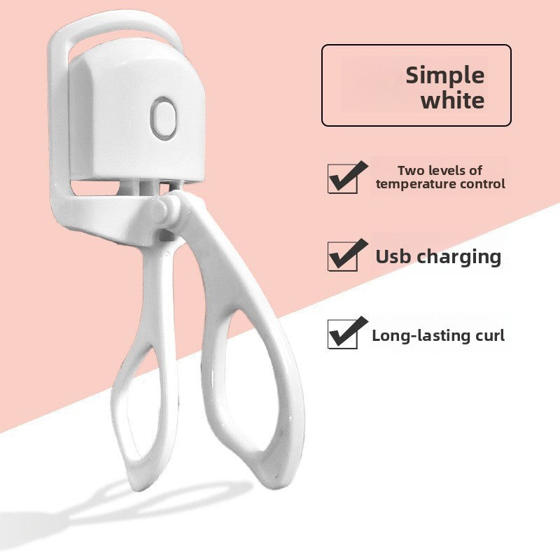 Electric Heated Eyelash Curler Portable Makeup Tool