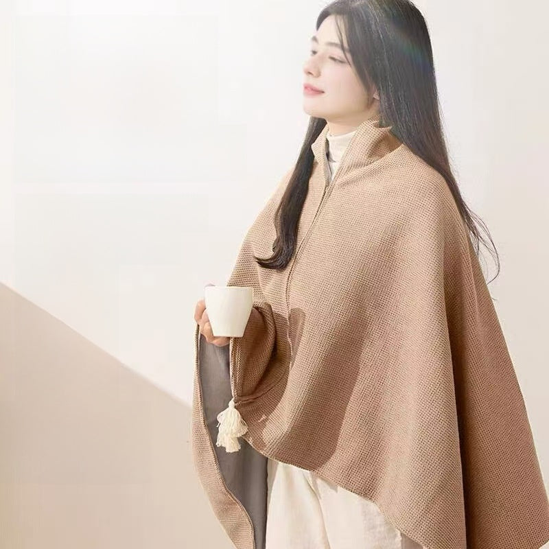Electric Heated Shawl with Temperature Control