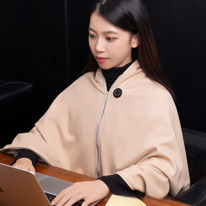 Electric Heated Shawl with Temperature Control