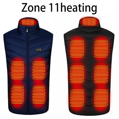 Electric Heated Vest for Men with Adjustable Heating Zones