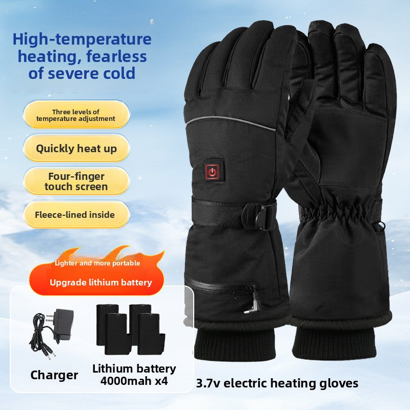 Electric Heated Winter Gloves with USB Charging