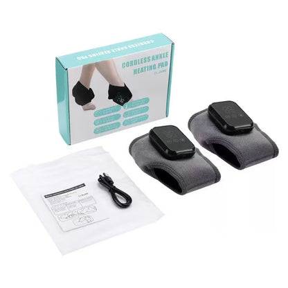 Electric Heating Ankle Massager with Vibration and Wireless Charging
