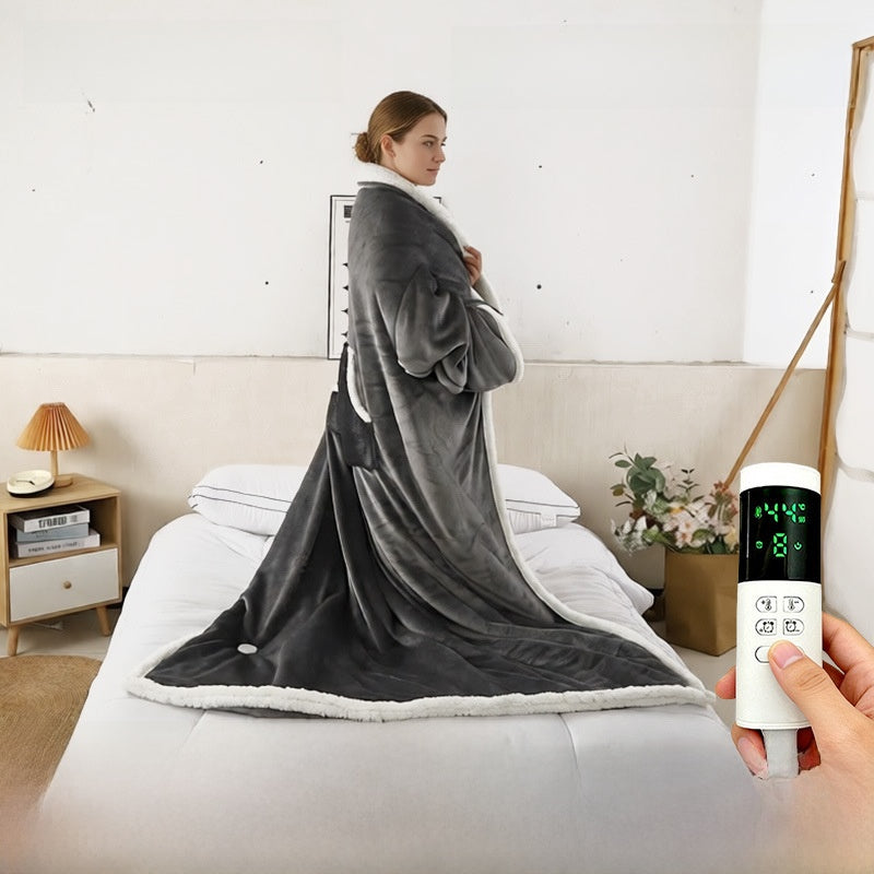 Electric Heating Blanket Wearable Flannel