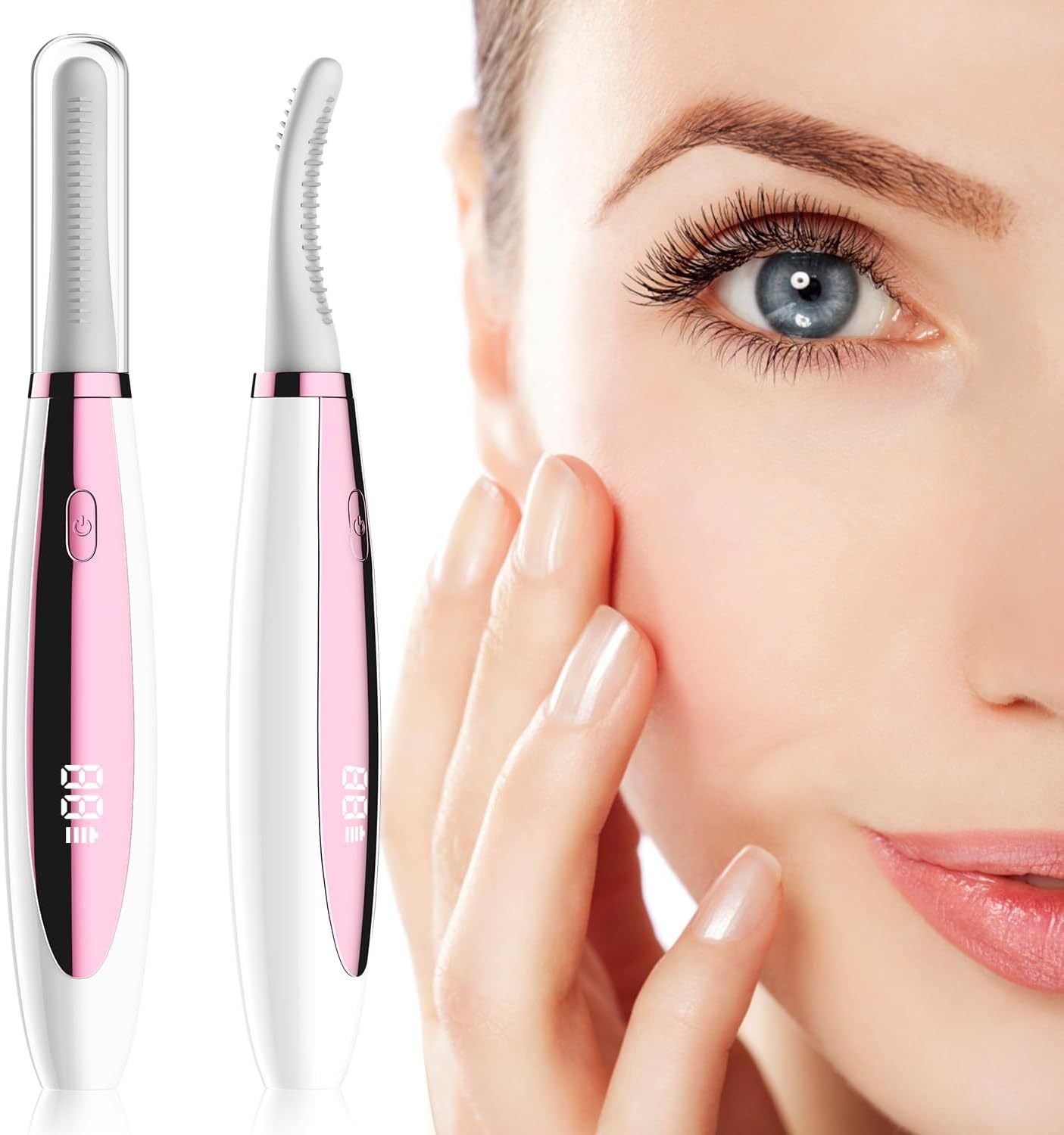 Electric heating eyelash curler