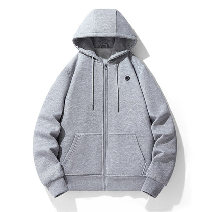 Electric Heating Fleece Hooded Cardigan