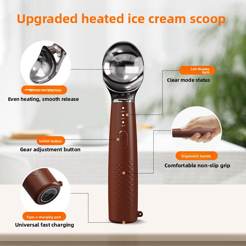 Electric Heating Ice Cream Scoop