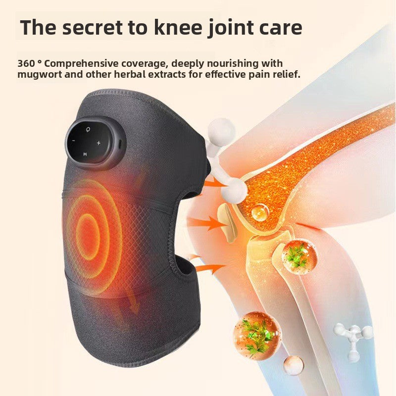 Electric heating knee guard knee massager