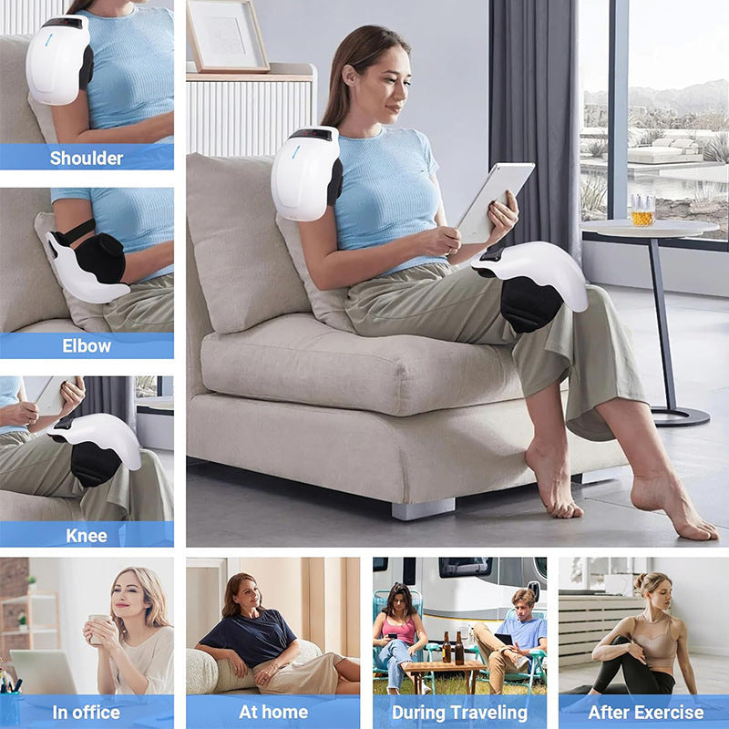 Electric Heating Knee Massager with LCD Display