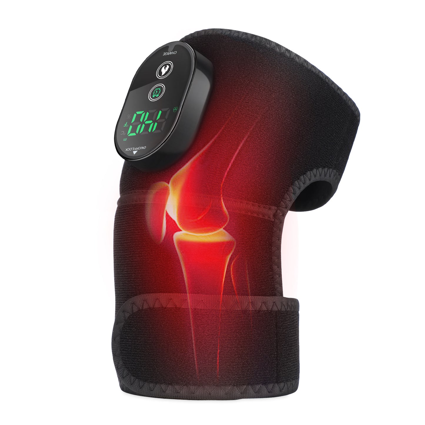 Electric Heating Knee Massager with Vibration and Heat Therapy