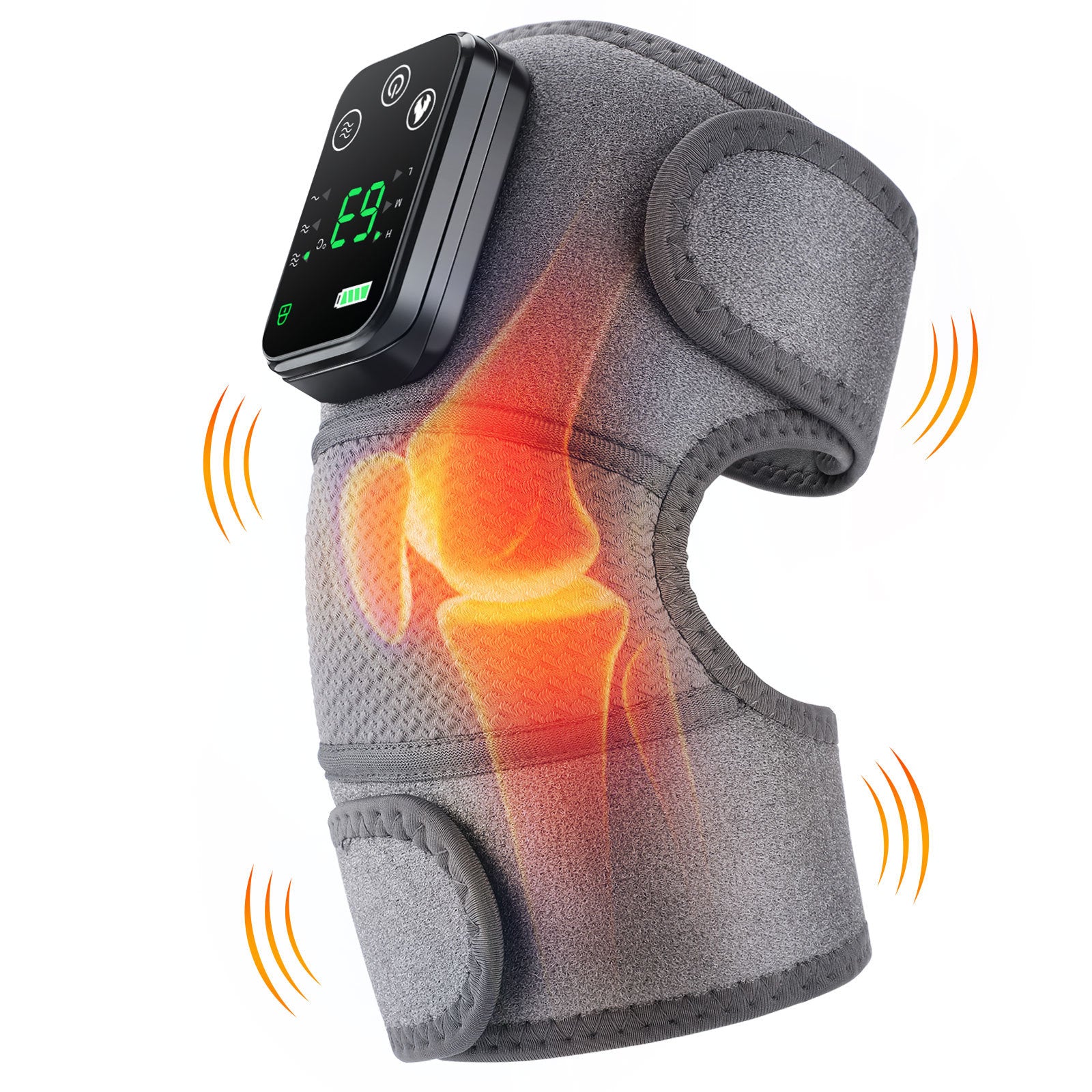 Electric Heating Knee Massager with Vibration and Heat Therapy