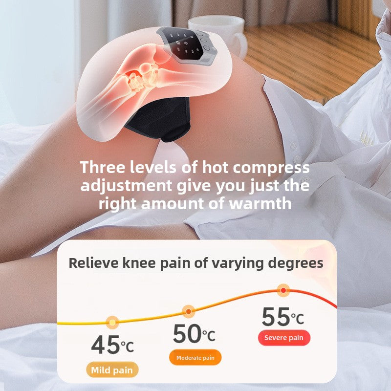 Electric heating massage device