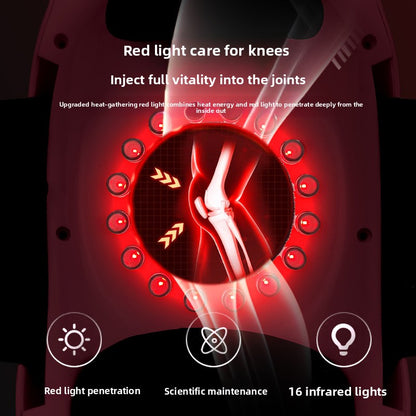 Electric heating massage device