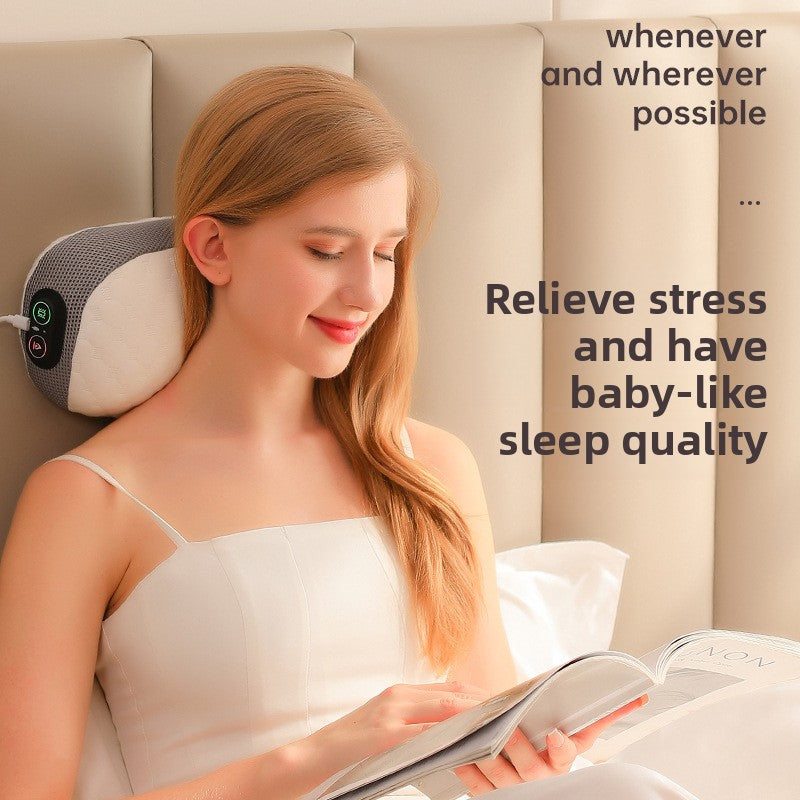 Electric Heating Massage Pillow for Neck and Back
