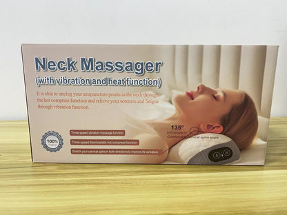 Electric Heating Massage Pillow for Neck Back Shoulder