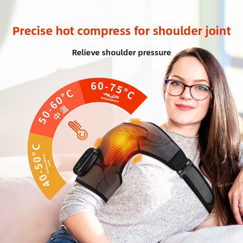 Electric heating shoulder pads