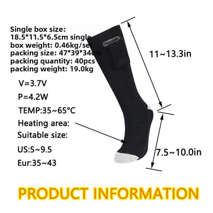 Electric heating socks