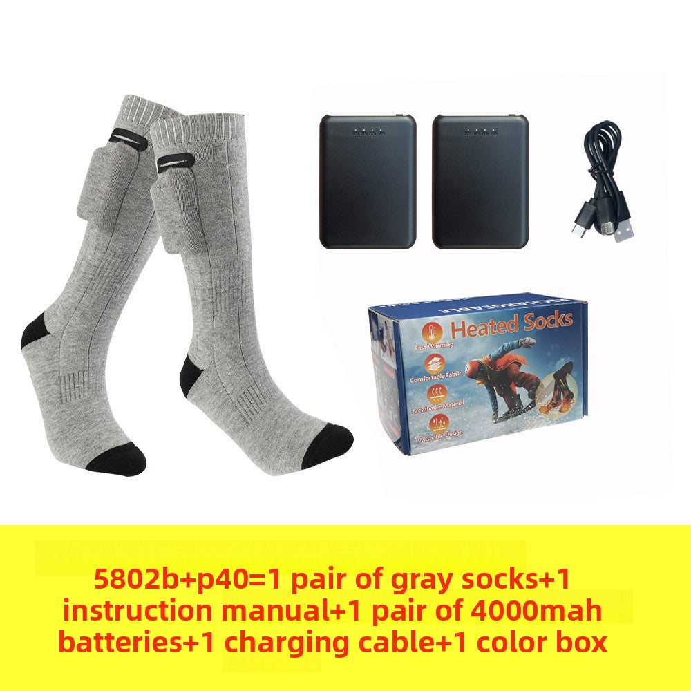 Electric heating socks
