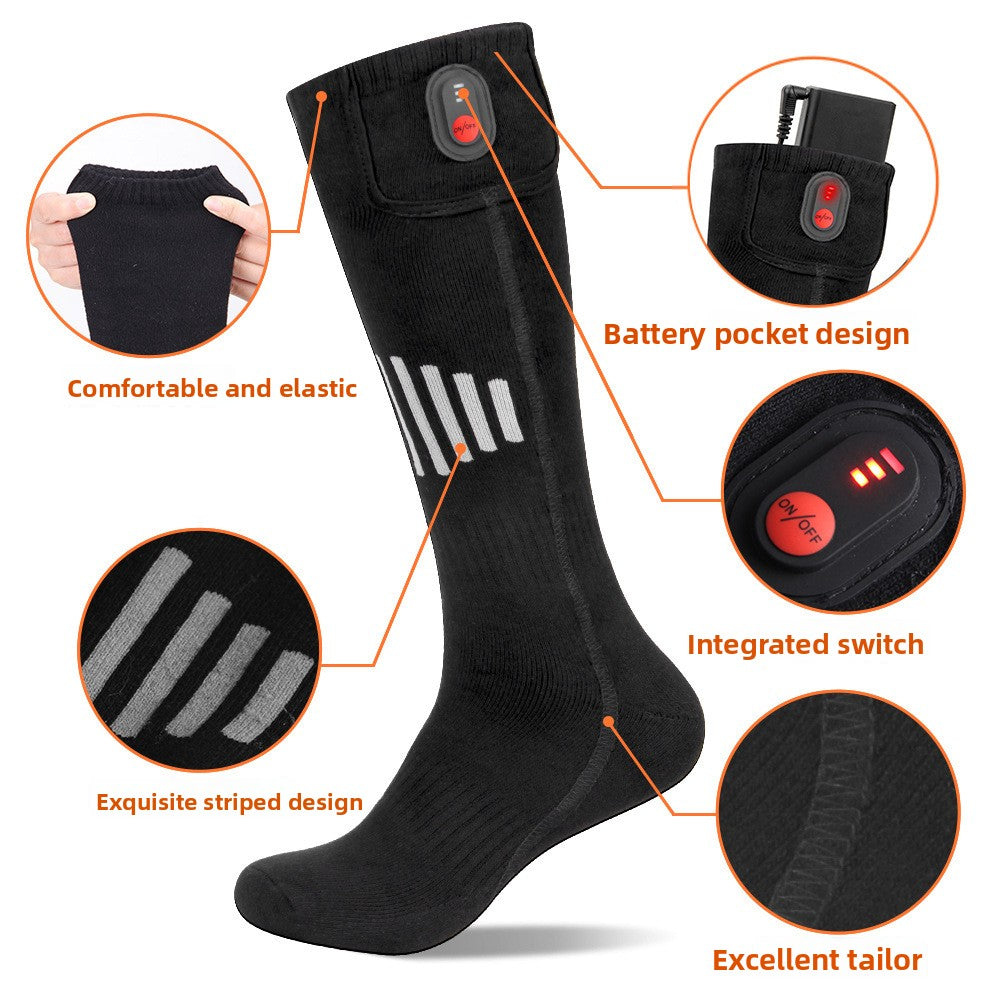 Electric Heating Socks with Adjustable Temperature