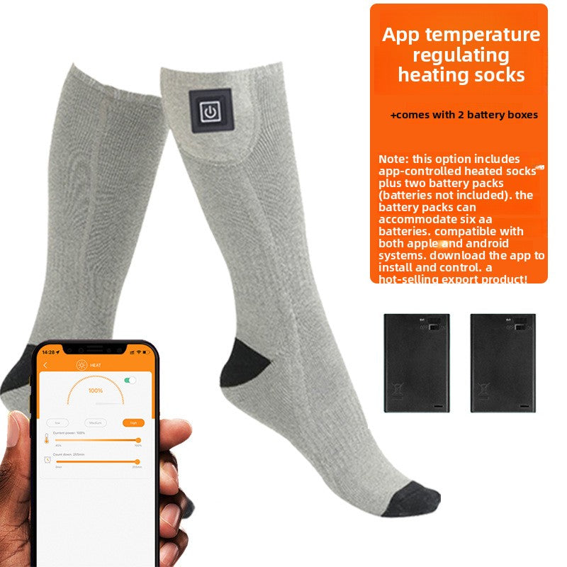 Electric Heating Socks with Adjustable Temperature