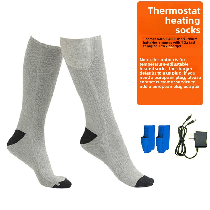 Electric Heating Socks with Adjustable Temperature