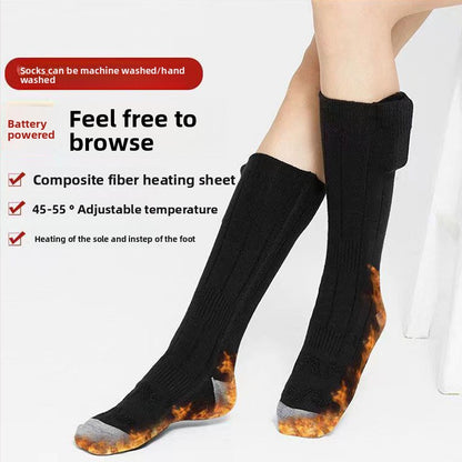 Electric Heating Socks with Adjustable Temperature
