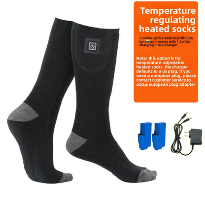 Electric Heating Socks with Adjustable Temperature