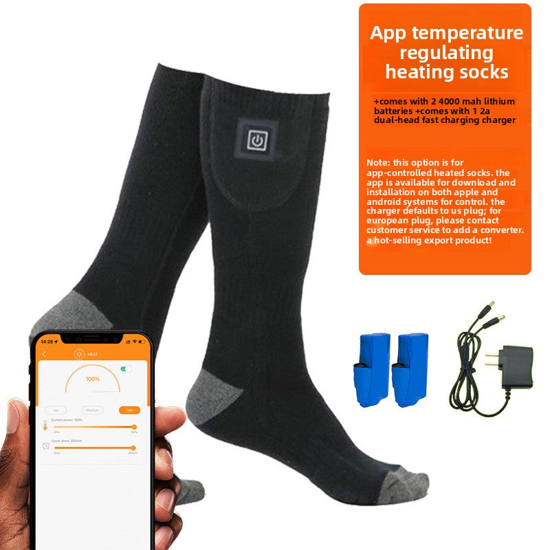 Electric Heating Socks with Adjustable Temperature