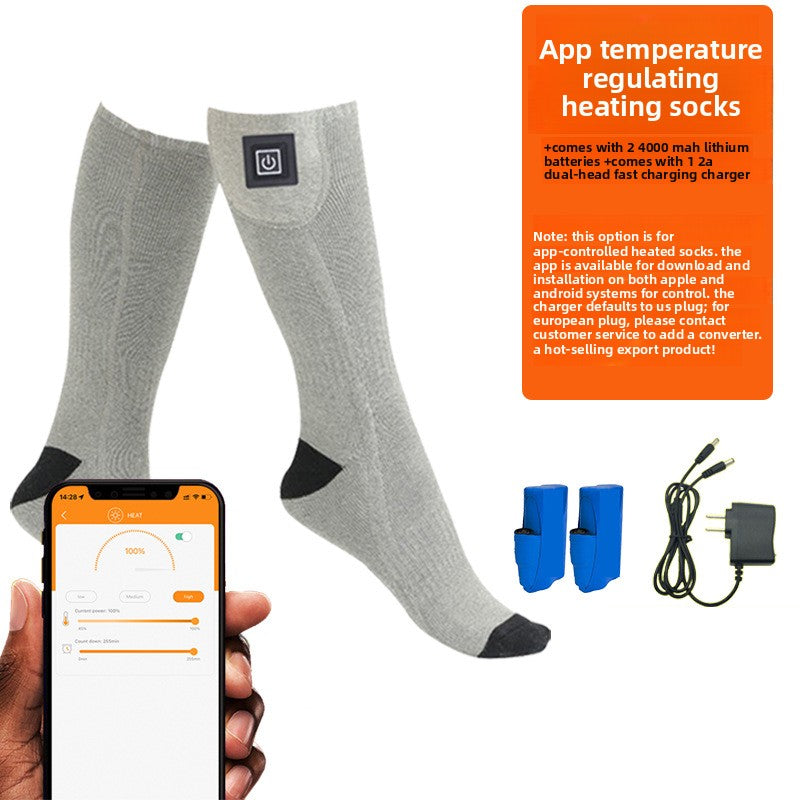 Electric Heating Socks with Adjustable Temperature